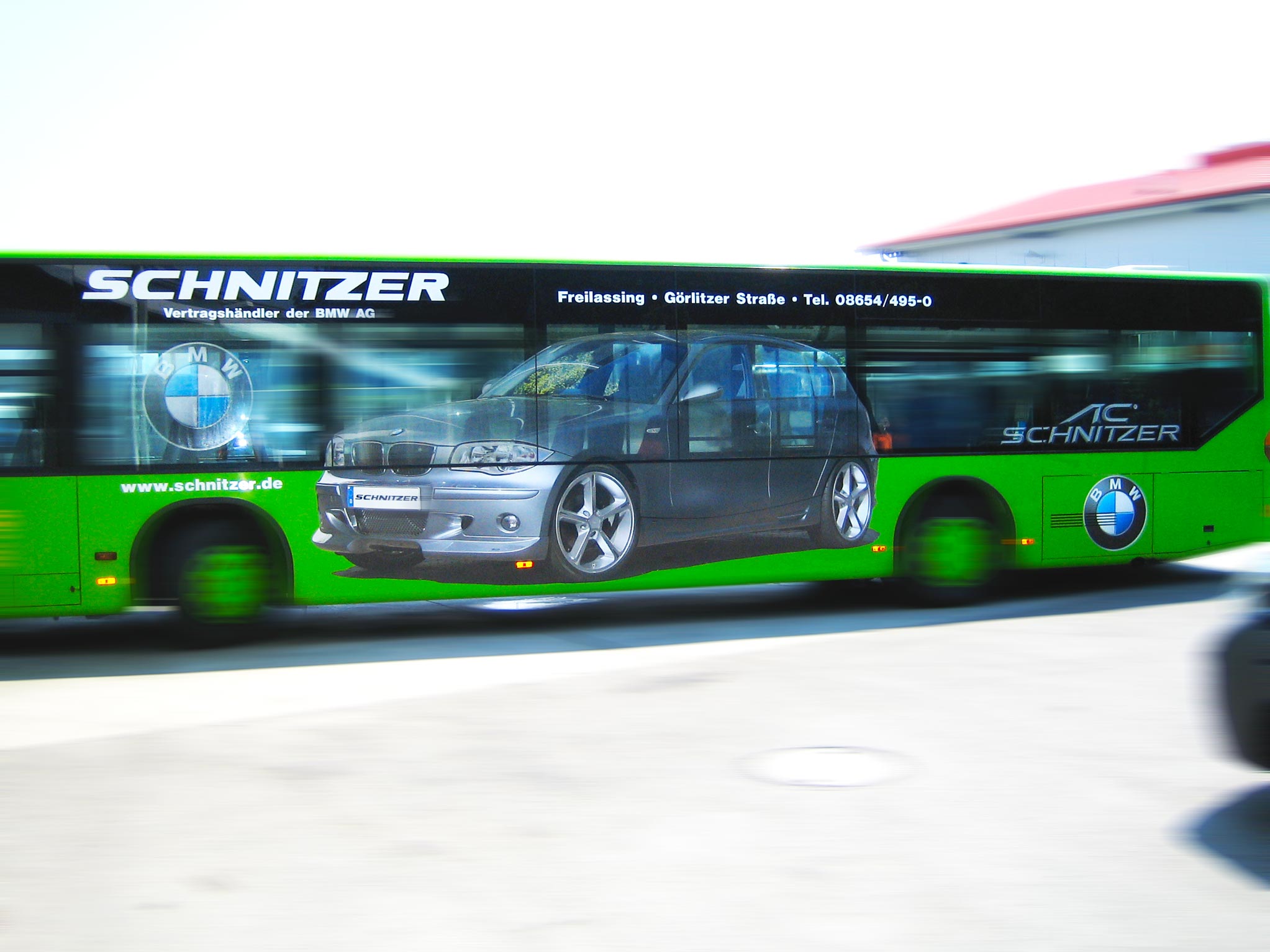 Buswerbung - AC Schnitzer BMW - Fahrerseite