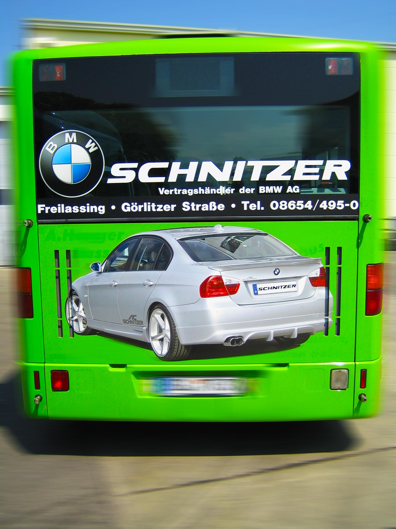Buswerbung - AC Schnitzer BMW - Heck
