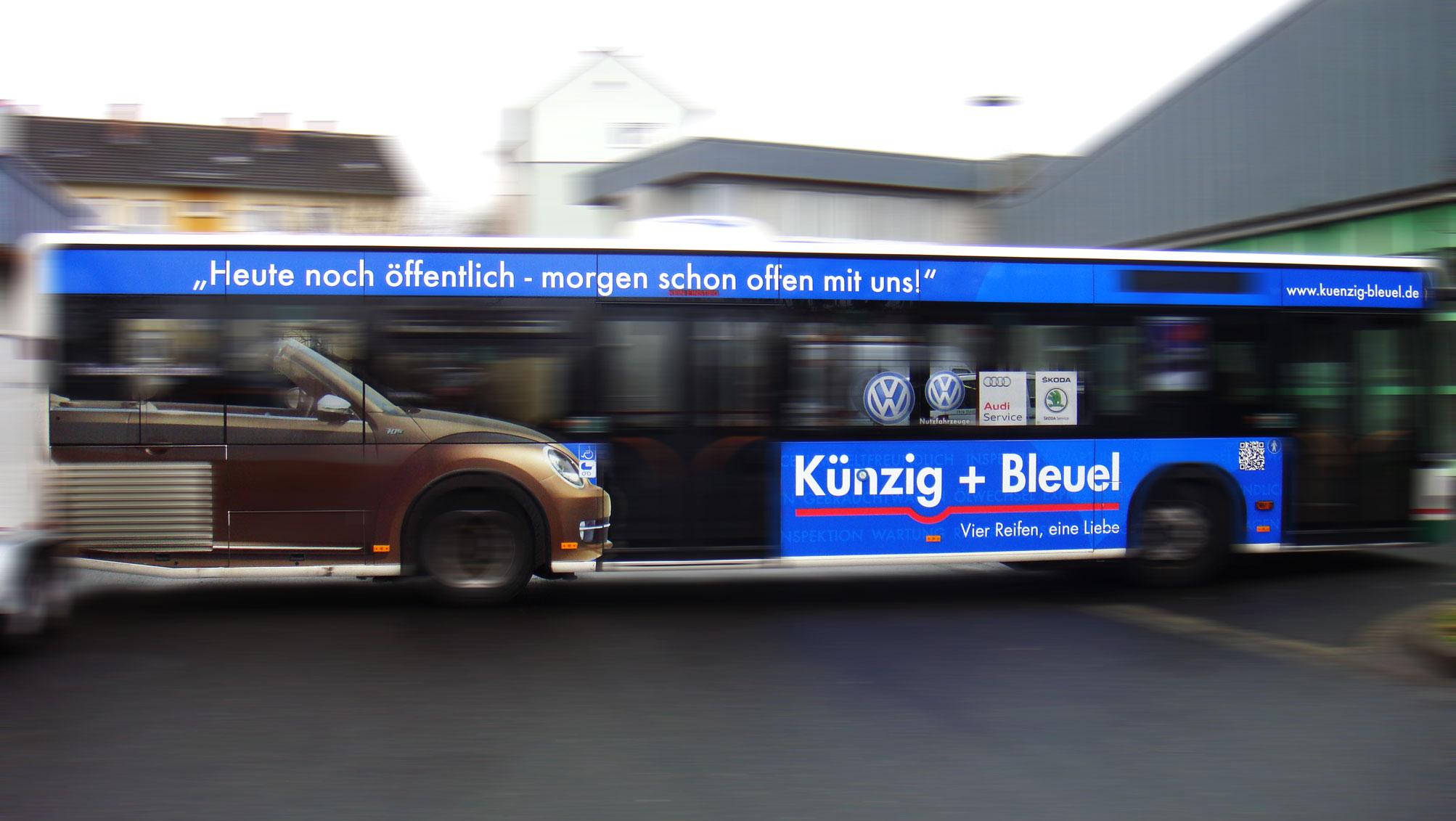Buswerbung - Künzig & Bleuel - Einstiegsseite
