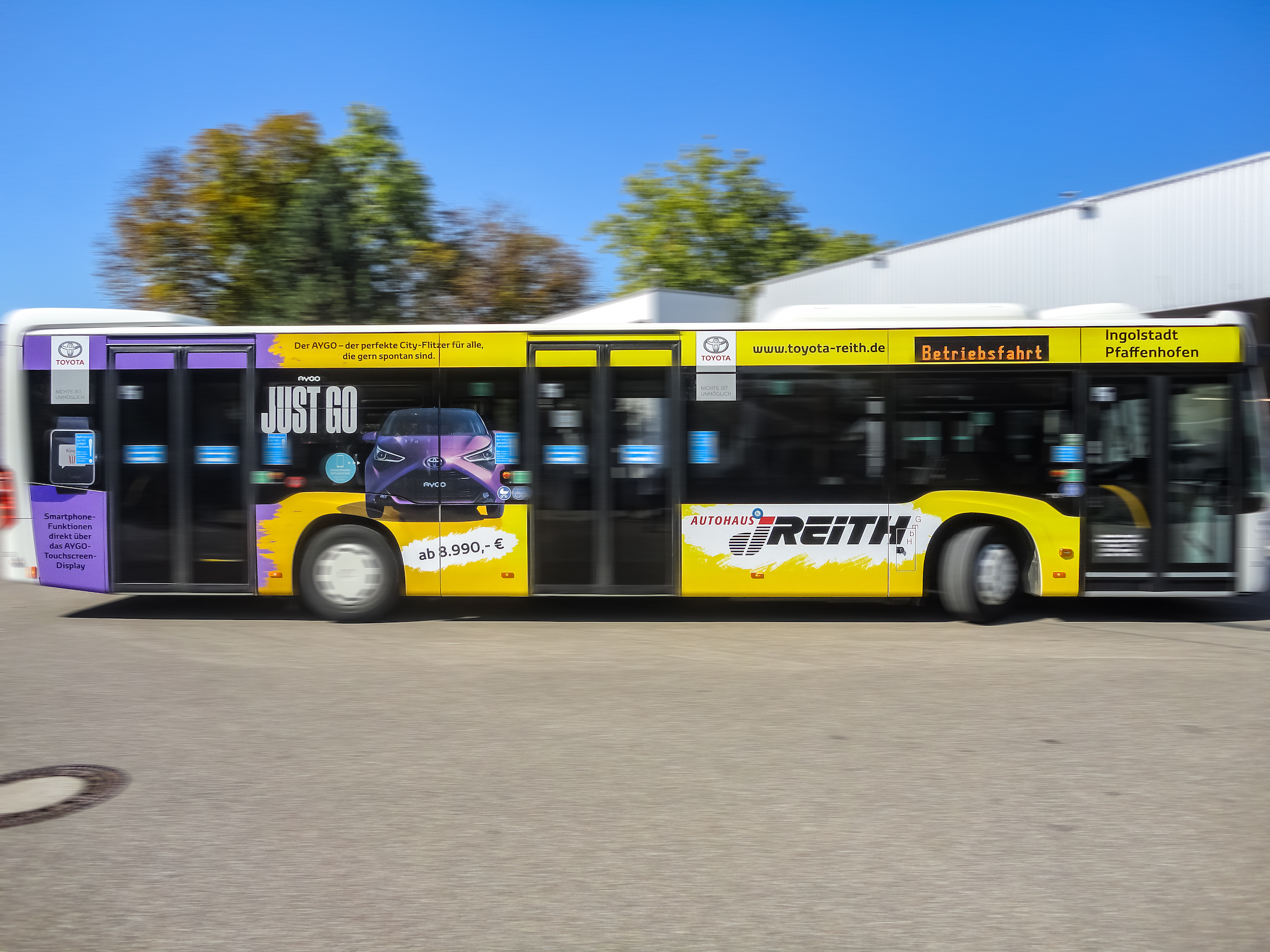 Buswerbung - Ingolstadt - Toyota Reith 2