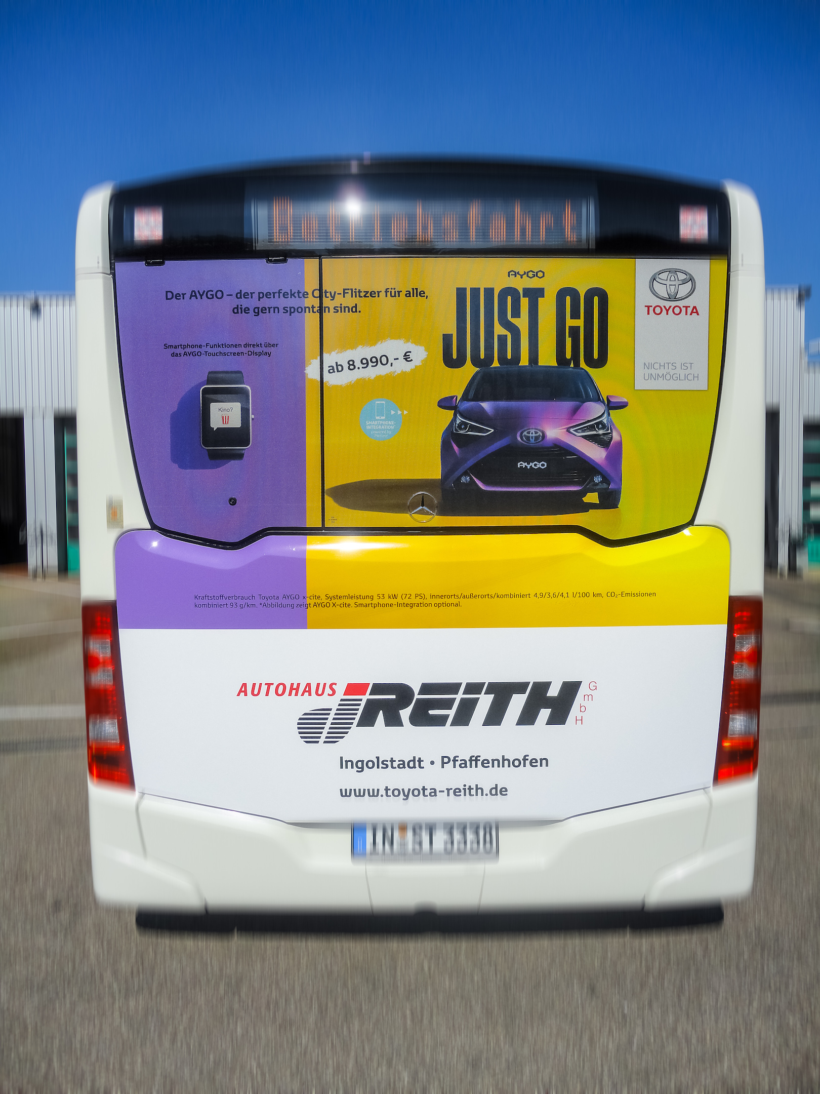 Buswerbung - Ingolstadt - Toyota Reith 3