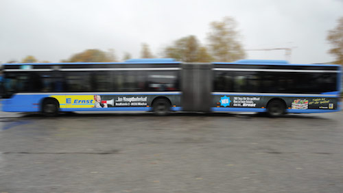 Buswerbung in München • Edeka